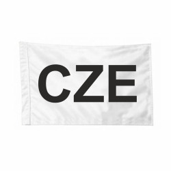 Česká vlajka na označení plachetnic